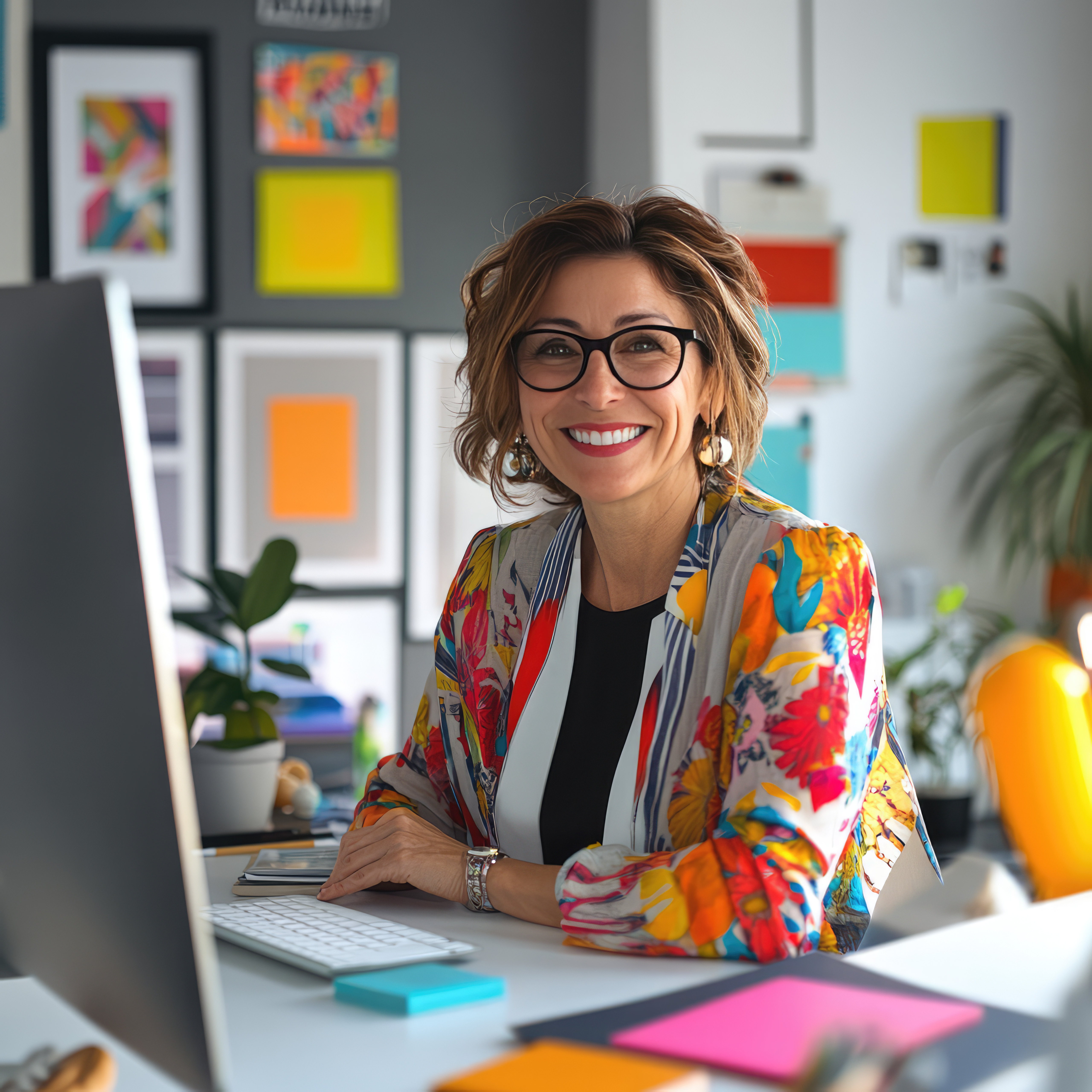 smiling-woman-with-glasses-in-floral-jacket-at-creative-desk.jpeg